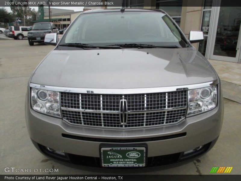Vapor Silver Metallic / Charcoal Black 2008 Lincoln MKX AWD