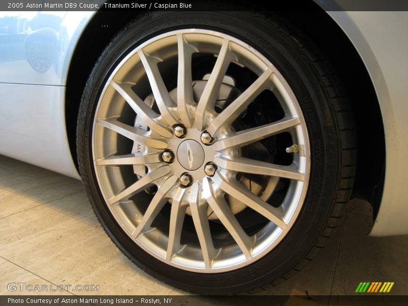 Titanium Silver / Caspian Blue 2005 Aston Martin DB9 Coupe