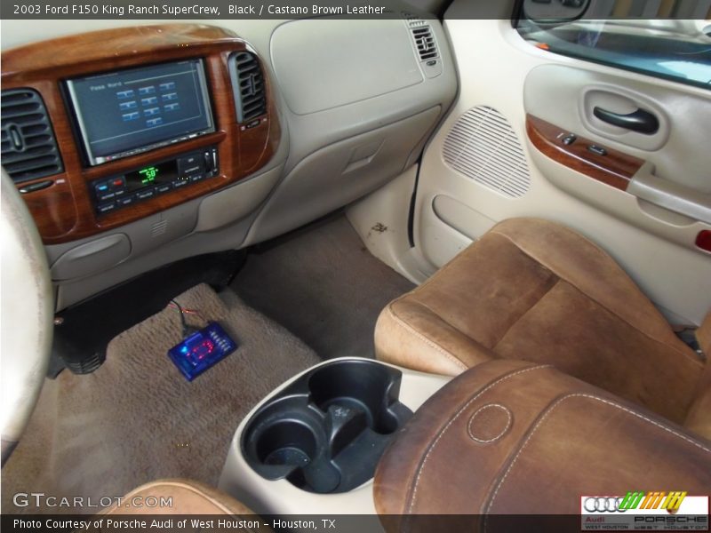 Black / Castano Brown Leather 2003 Ford F150 King Ranch SuperCrew