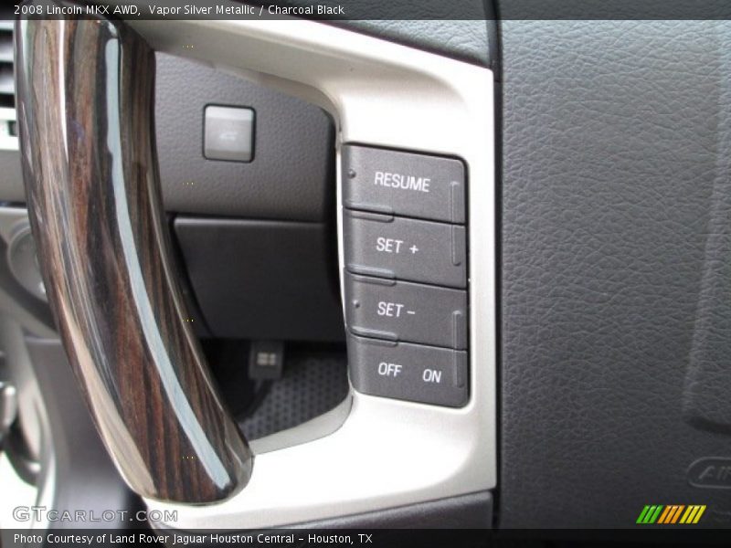 Vapor Silver Metallic / Charcoal Black 2008 Lincoln MKX AWD