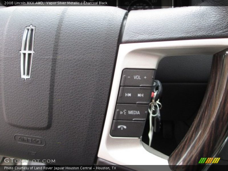 Vapor Silver Metallic / Charcoal Black 2008 Lincoln MKX AWD