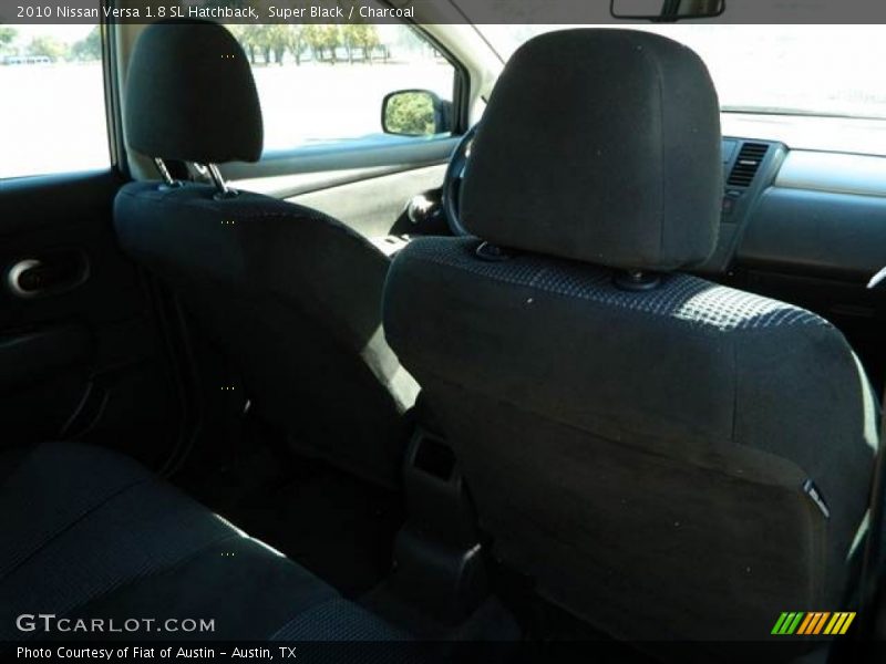 Super Black / Charcoal 2010 Nissan Versa 1.8 SL Hatchback