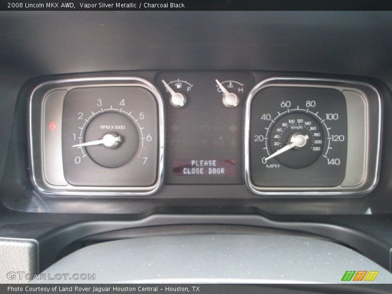 Vapor Silver Metallic / Charcoal Black 2008 Lincoln MKX AWD