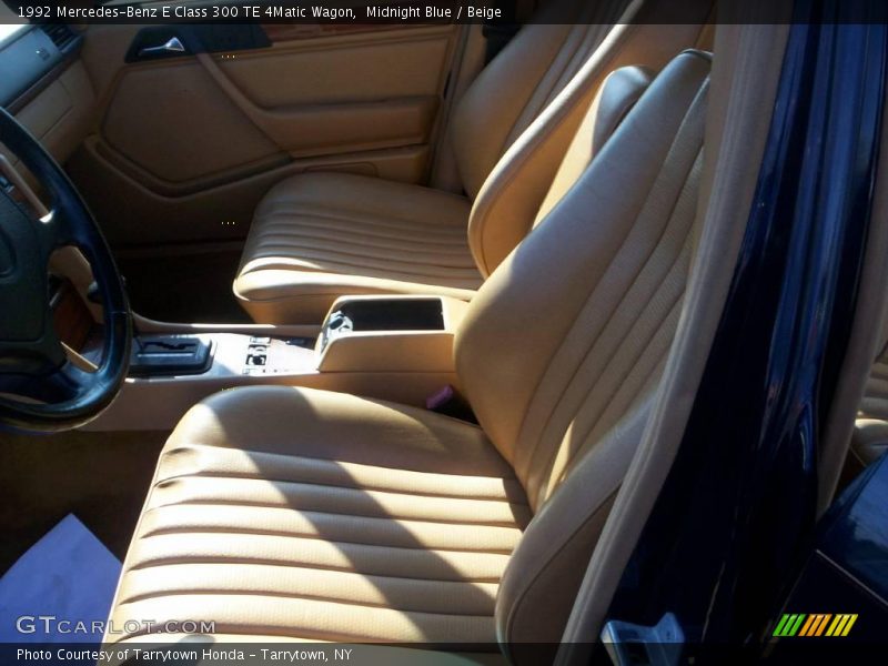 Midnight Blue / Beige 1992 Mercedes-Benz E Class 300 TE 4Matic Wagon
