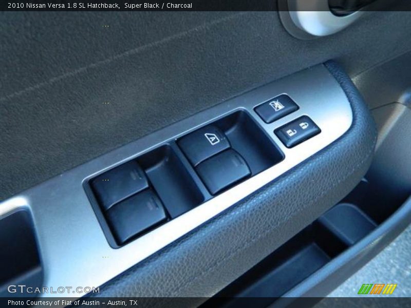 Super Black / Charcoal 2010 Nissan Versa 1.8 SL Hatchback