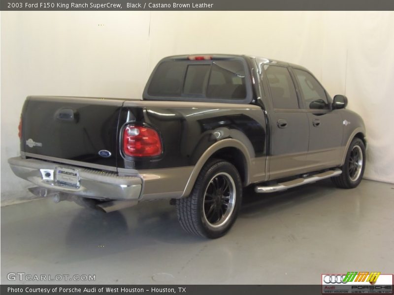 Black / Castano Brown Leather 2003 Ford F150 King Ranch SuperCrew
