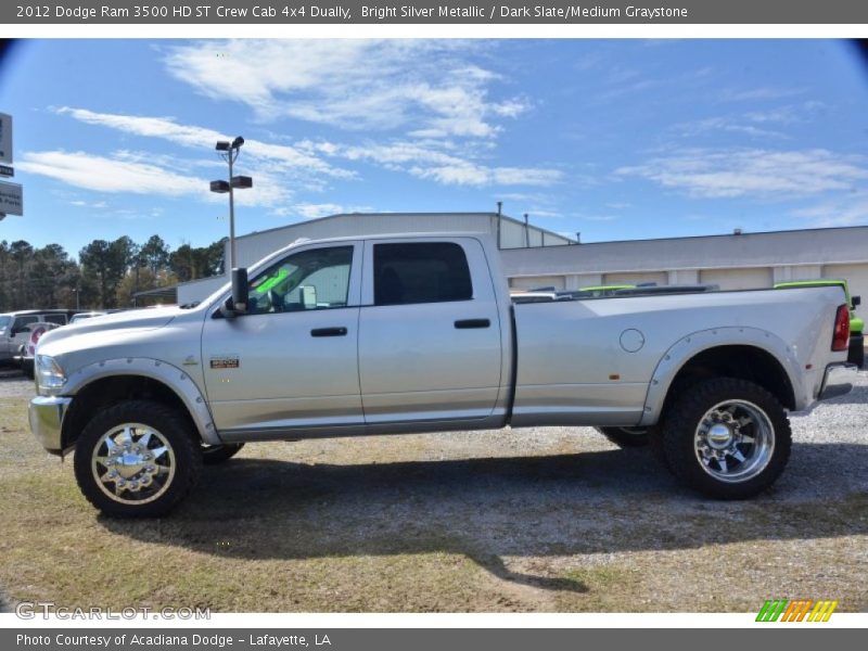  2012 Ram 3500 HD ST Crew Cab 4x4 Dually Bright Silver Metallic