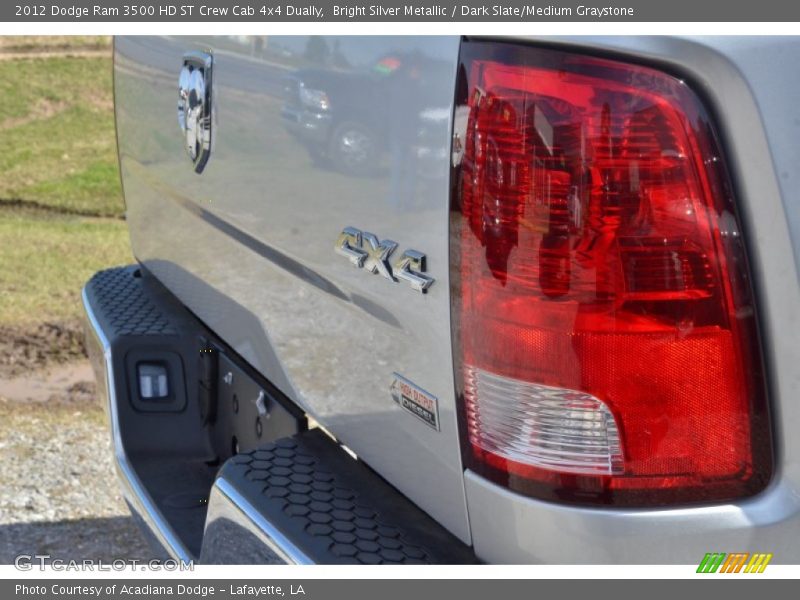 Bright Silver Metallic / Dark Slate/Medium Graystone 2012 Dodge Ram 3500 HD ST Crew Cab 4x4 Dually