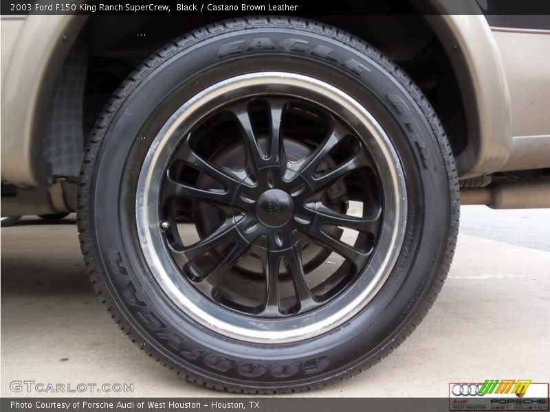 Black / Castano Brown Leather 2003 Ford F150 King Ranch SuperCrew