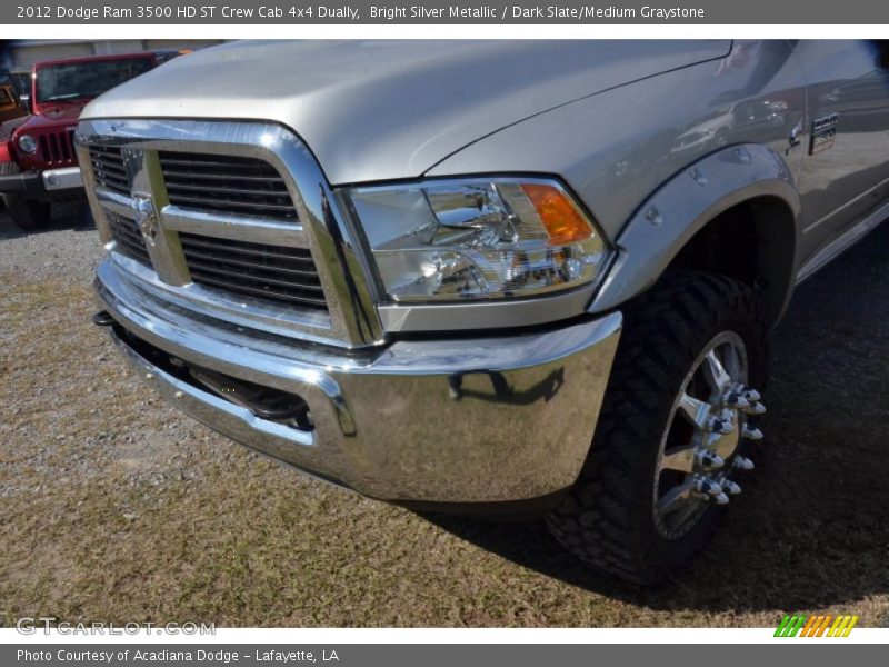 Bright Silver Metallic / Dark Slate/Medium Graystone 2012 Dodge Ram 3500 HD ST Crew Cab 4x4 Dually