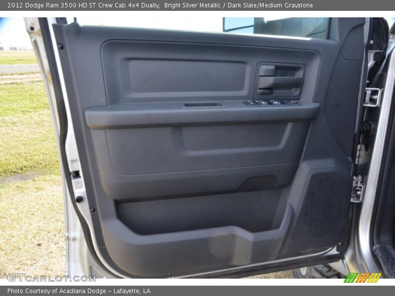 Bright Silver Metallic / Dark Slate/Medium Graystone 2012 Dodge Ram 3500 HD ST Crew Cab 4x4 Dually