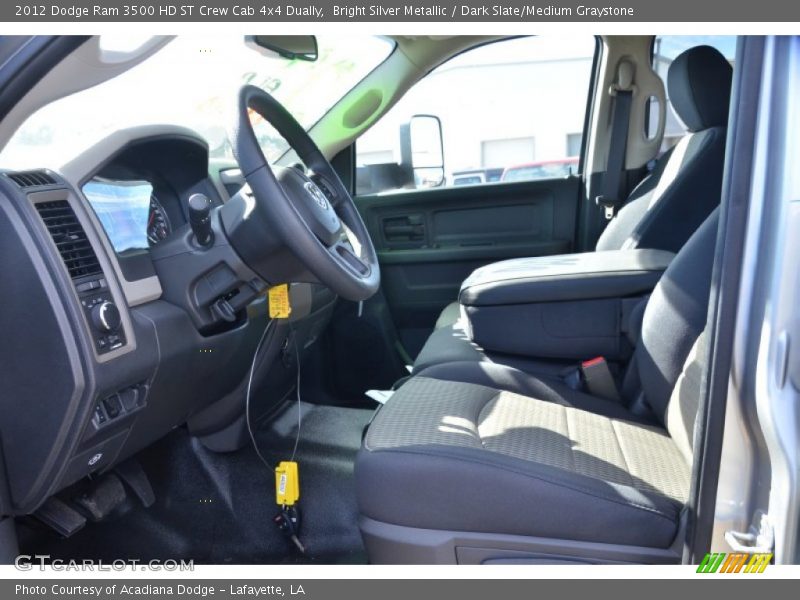 Bright Silver Metallic / Dark Slate/Medium Graystone 2012 Dodge Ram 3500 HD ST Crew Cab 4x4 Dually