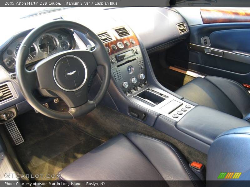 Titanium Silver / Caspian Blue 2005 Aston Martin DB9 Coupe