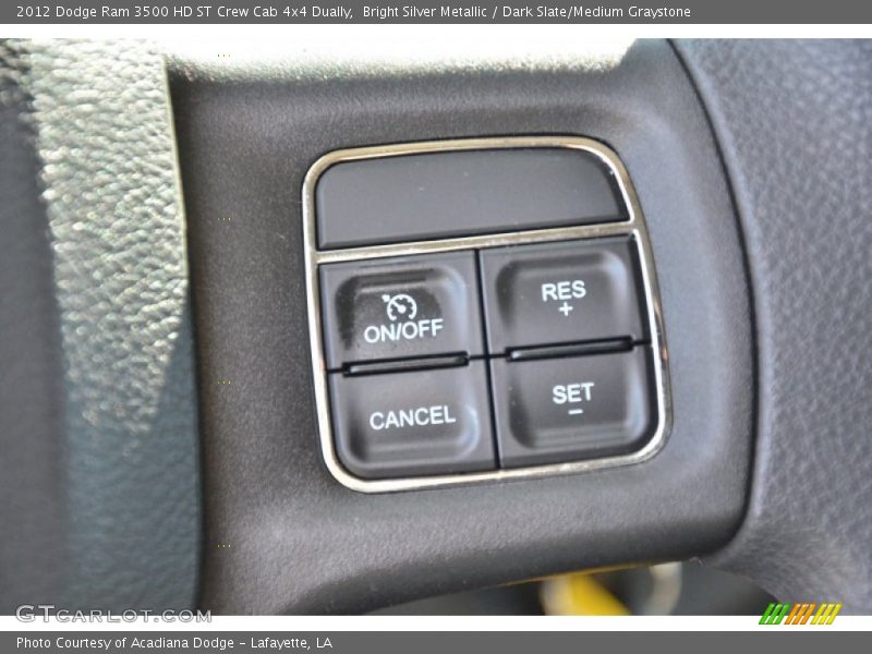 Bright Silver Metallic / Dark Slate/Medium Graystone 2012 Dodge Ram 3500 HD ST Crew Cab 4x4 Dually