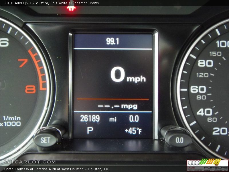 Ibis White / Cinnamon Brown 2010 Audi Q5 3.2 quattro