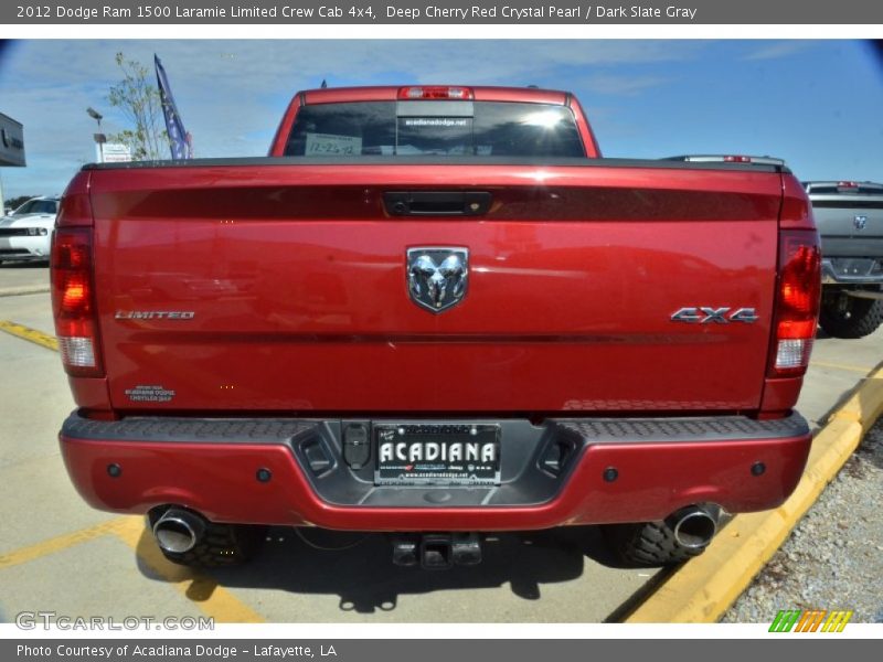 Deep Cherry Red Crystal Pearl / Dark Slate Gray 2012 Dodge Ram 1500 Laramie Limited Crew Cab 4x4