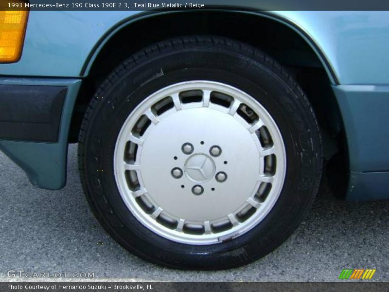 Teal Blue Metallic / Beige 1993 Mercedes-Benz 190 Class 190E 2.3