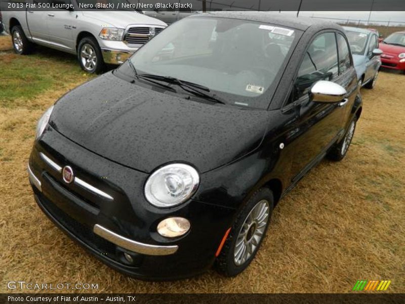 Nero (Black) / Nero/Nero (Black/Black) 2013 Fiat 500 Lounge