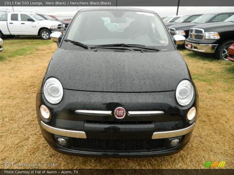 Nero (Black) / Nero/Nero (Black/Black) 2013 Fiat 500 Lounge