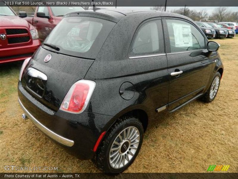 Nero (Black) / Nero/Nero (Black/Black) 2013 Fiat 500 Lounge