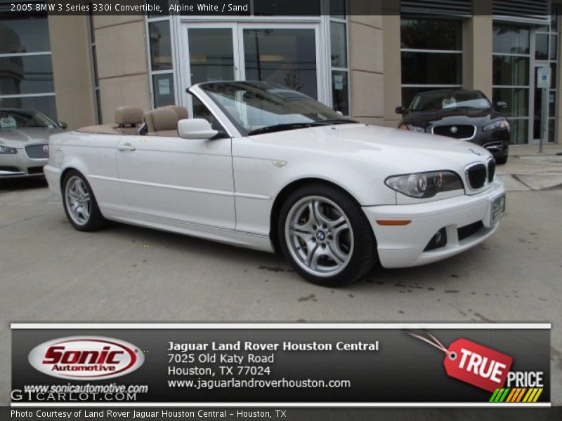 Alpine White / Sand 2005 BMW 3 Series 330i Convertible