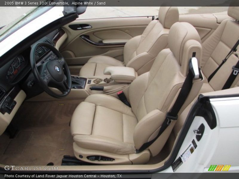 Alpine White / Sand 2005 BMW 3 Series 330i Convertible