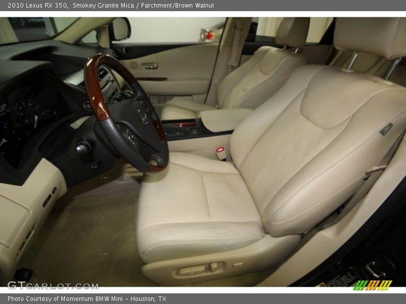 Smokey Granite Mica / Parchment/Brown Walnut 2010 Lexus RX 350