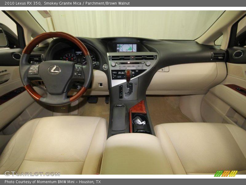 Smokey Granite Mica / Parchment/Brown Walnut 2010 Lexus RX 350