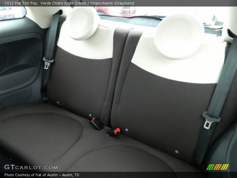 Verde Chiaro (Light Green) / Grigio/Avorio (Gray/Ivory) 2013 Fiat 500 Pop