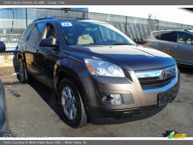 Cocoa / Tan 2008 Saturn Outlook XE AWD