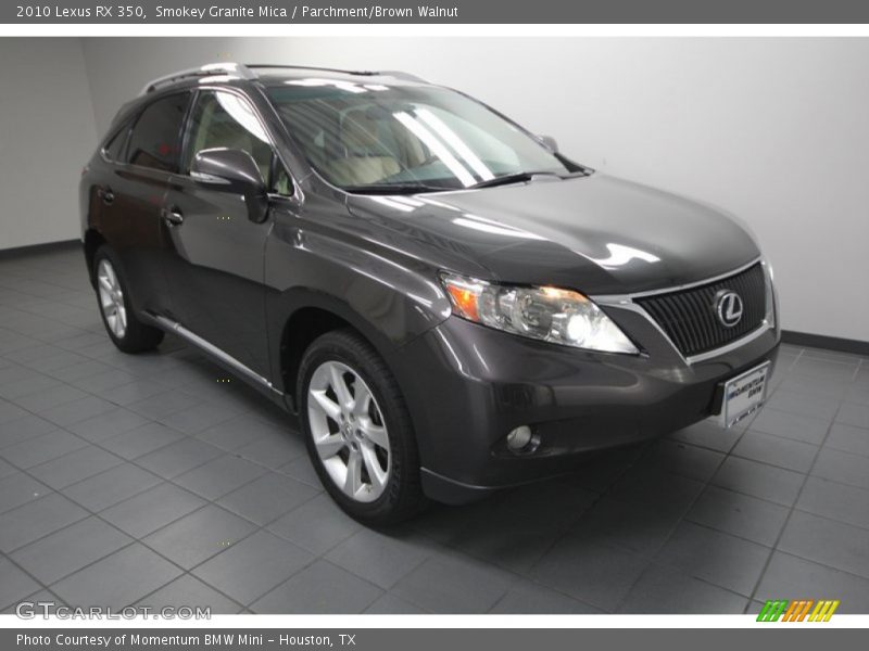 Smokey Granite Mica / Parchment/Brown Walnut 2010 Lexus RX 350