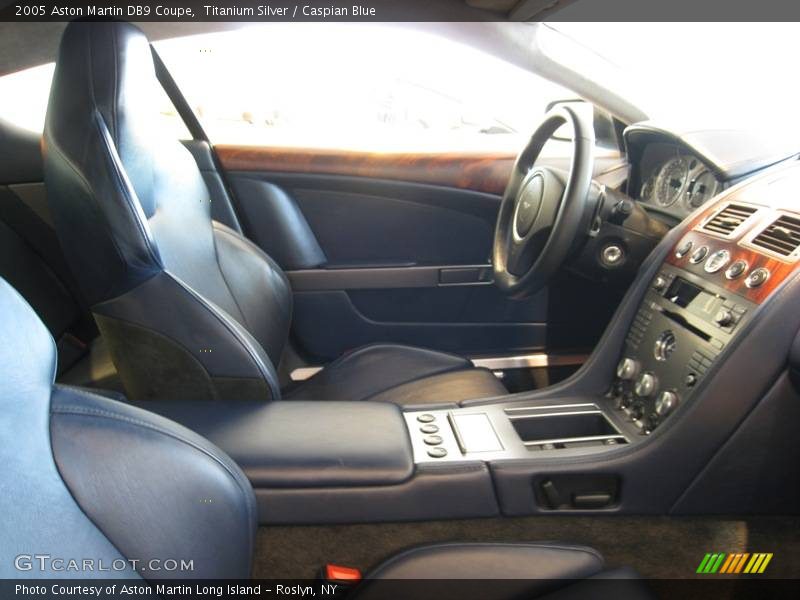 Titanium Silver / Caspian Blue 2005 Aston Martin DB9 Coupe