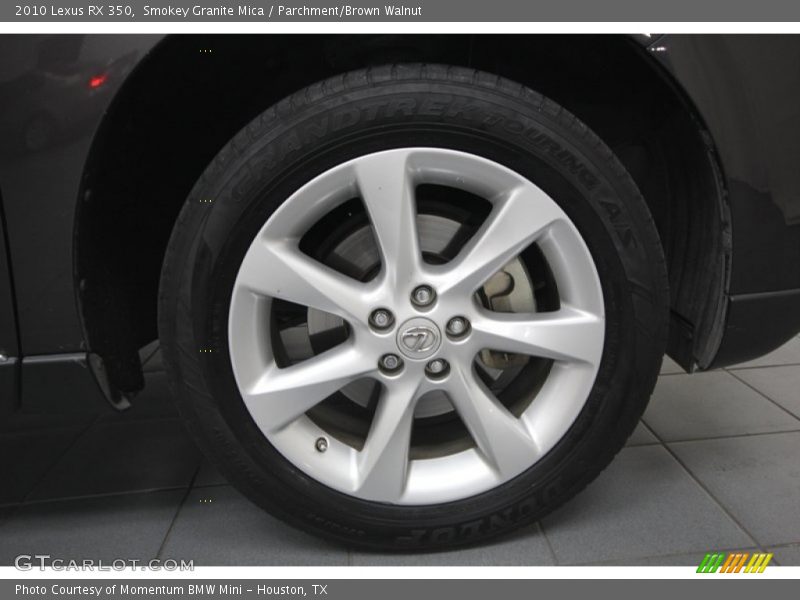 Smokey Granite Mica / Parchment/Brown Walnut 2010 Lexus RX 350
