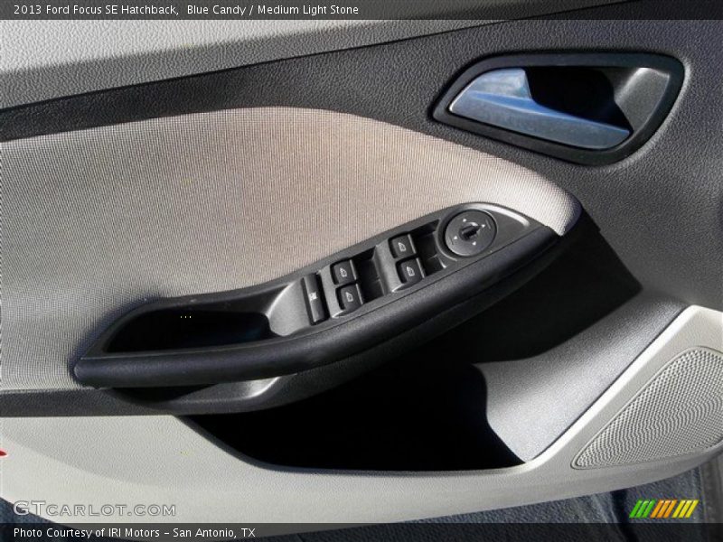 Blue Candy / Medium Light Stone 2013 Ford Focus SE Hatchback