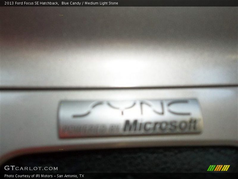 Blue Candy / Medium Light Stone 2013 Ford Focus SE Hatchback