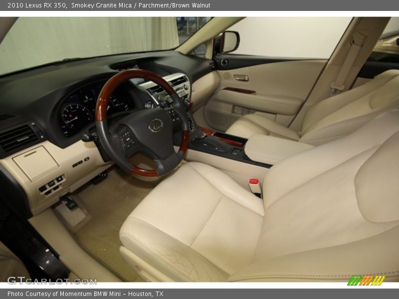 Smokey Granite Mica / Parchment/Brown Walnut 2010 Lexus RX 350