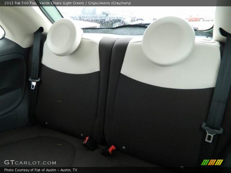 Verde Chiaro (Light Green) / Grigio/Avorio (Gray/Ivory) 2013 Fiat 500 Pop