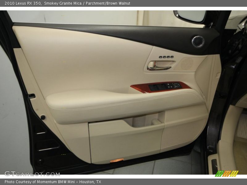 Smokey Granite Mica / Parchment/Brown Walnut 2010 Lexus RX 350