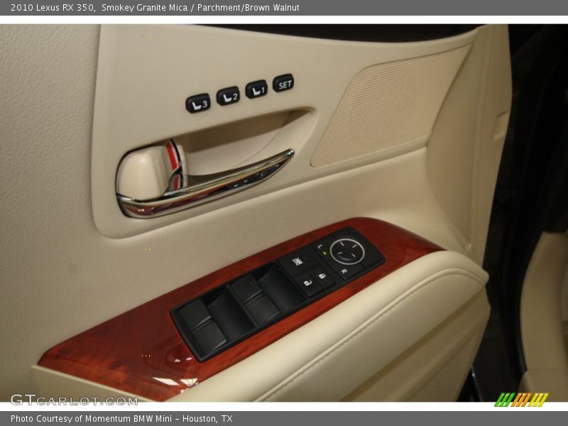 Smokey Granite Mica / Parchment/Brown Walnut 2010 Lexus RX 350