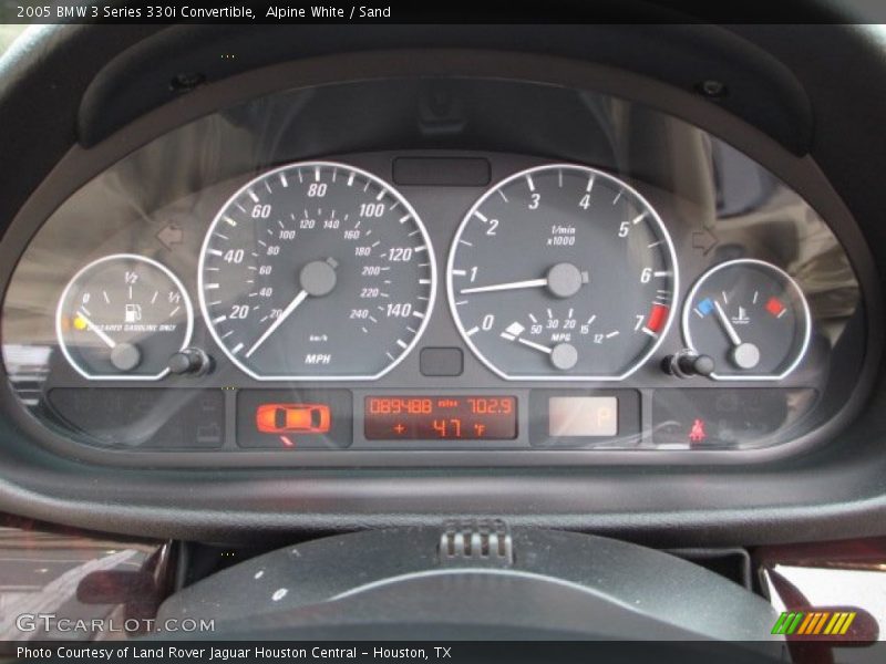 Alpine White / Sand 2005 BMW 3 Series 330i Convertible