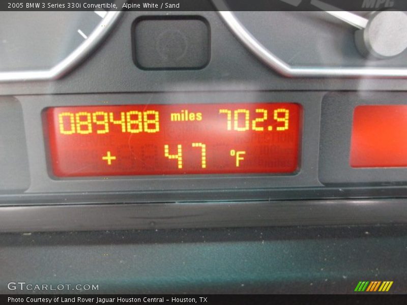 Alpine White / Sand 2005 BMW 3 Series 330i Convertible