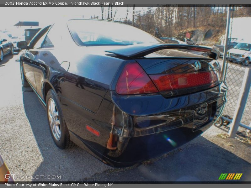 Nighthawk Black Pearl / Black 2002 Honda Accord EX V6 Coupe