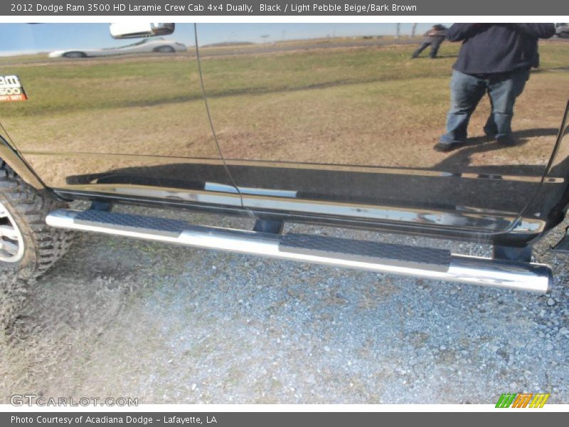 Black / Light Pebble Beige/Bark Brown 2012 Dodge Ram 3500 HD Laramie Crew Cab 4x4 Dually