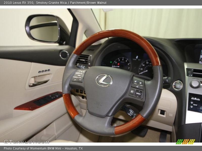 Smokey Granite Mica / Parchment/Brown Walnut 2010 Lexus RX 350
