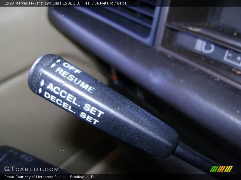 Teal Blue Metallic / Beige 1993 Mercedes-Benz 190 Class 190E 2.3