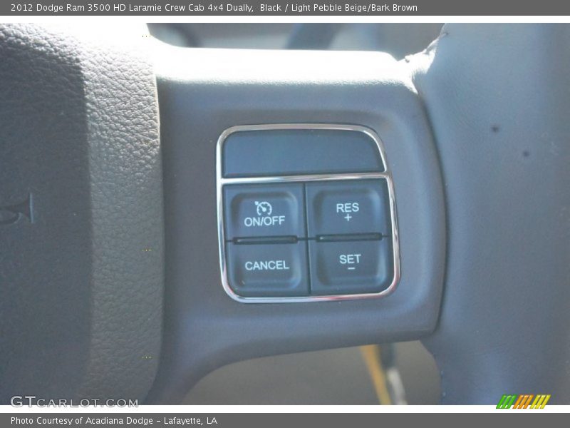 Black / Light Pebble Beige/Bark Brown 2012 Dodge Ram 3500 HD Laramie Crew Cab 4x4 Dually