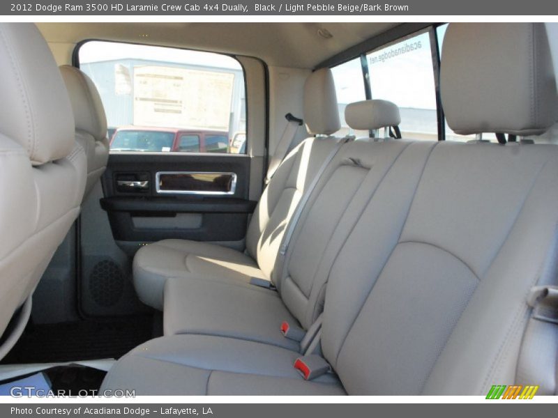 Black / Light Pebble Beige/Bark Brown 2012 Dodge Ram 3500 HD Laramie Crew Cab 4x4 Dually