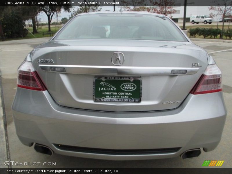 Platinum Frost Metallic / Parchment 2009 Acura RL 3.7 AWD Sedan