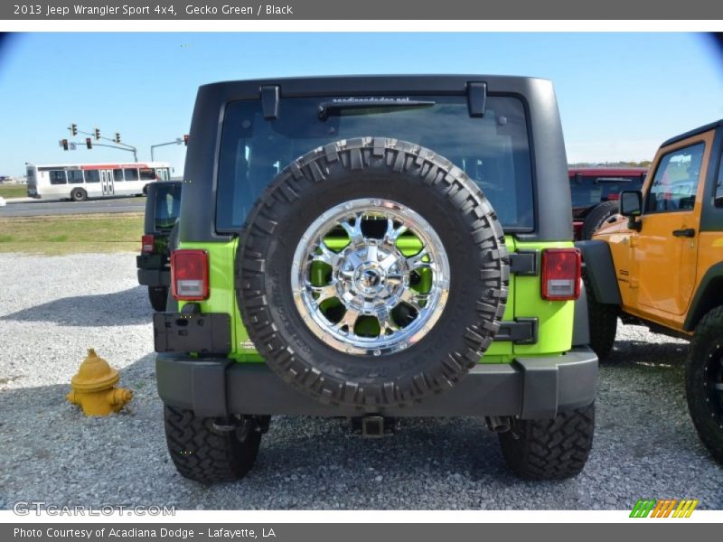 Gecko Green / Black 2013 Jeep Wrangler Sport 4x4