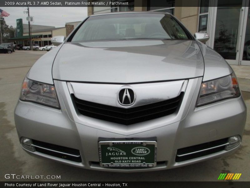 Platinum Frost Metallic / Parchment 2009 Acura RL 3.7 AWD Sedan